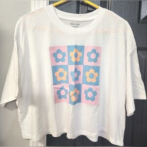 NWOT PRETTY REBEL OVER SIZED TOP SIZE SMALL/LARGE